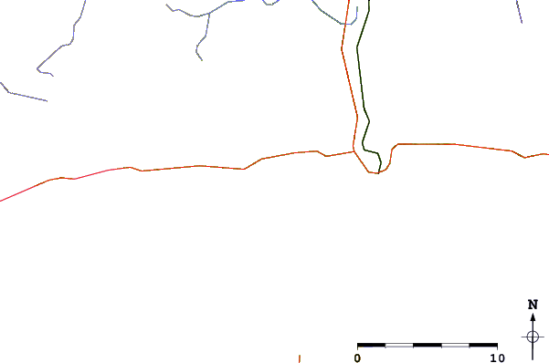 Roads and rivers around Diligent River, Nova Scotia