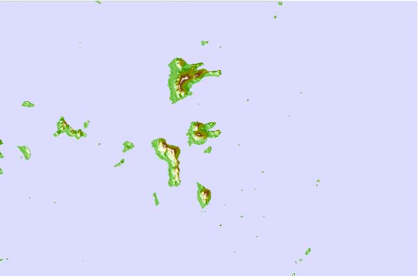 Tide stations located close to Dublon Island, Chuuk, Federated States of Micronesia