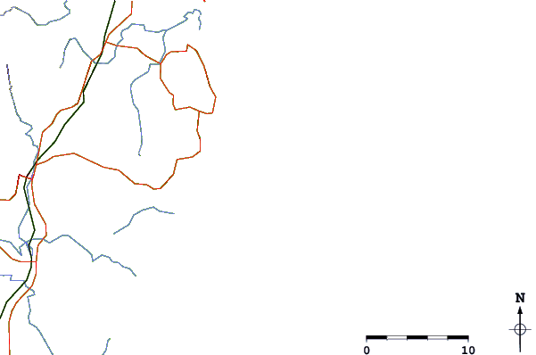 Roads and rivers around Dunk Island, Australia