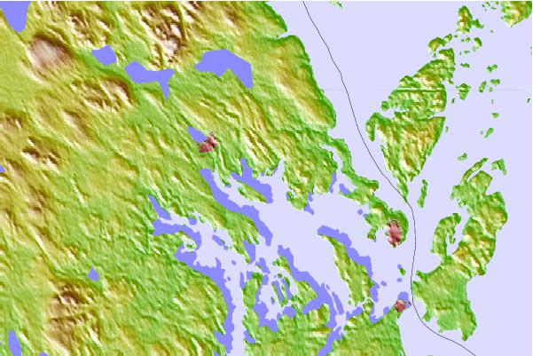 Tide stations located close to East Bay, Maine