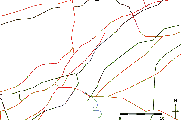 Roads and rivers around Edgemoor, Delaware