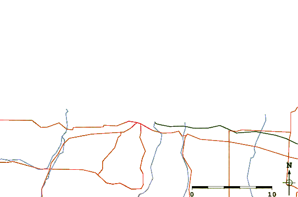 Roads and rivers around Ediz Hook, Port Angeles, Strait of Juan de Fuca, Washington