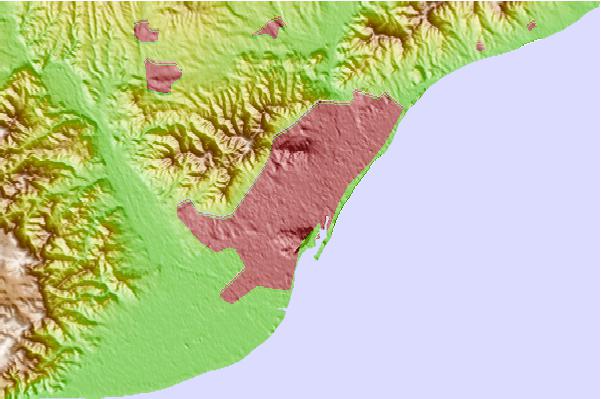 Tide stations located close to Eixample