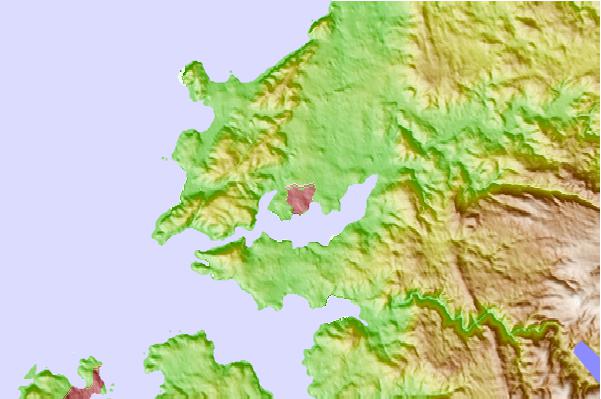 Tide stations located close to El Ferrol