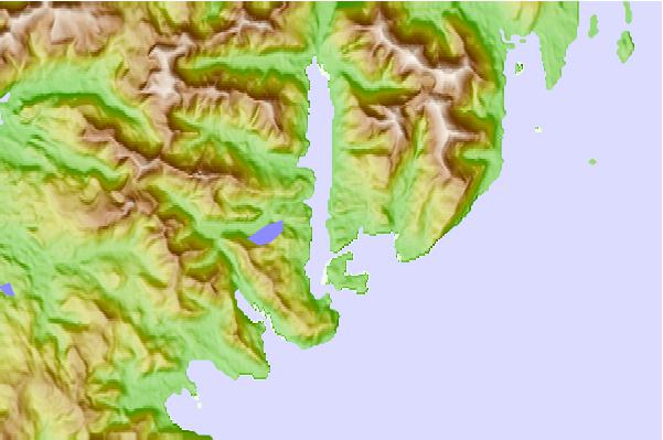 Tide stations located close to Eliza Harbor, Admiralty Island, Alaska