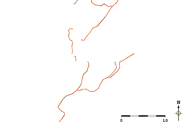 Roads and rivers around Elmslie Bay, New Zealand