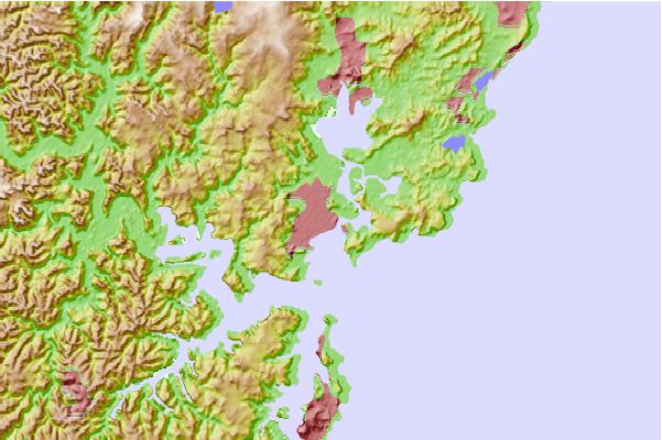 Tide stations located close to Ettalong, Australia