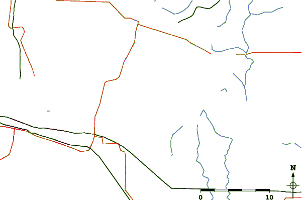 Roads and rivers around False River, San Joaquin River, California