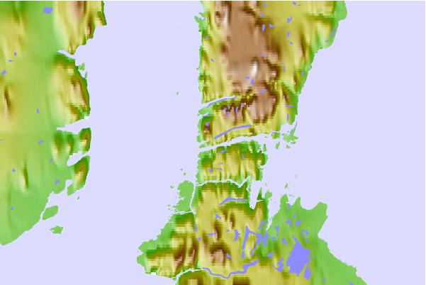 Tide stations located close to False Strait, Nunavut