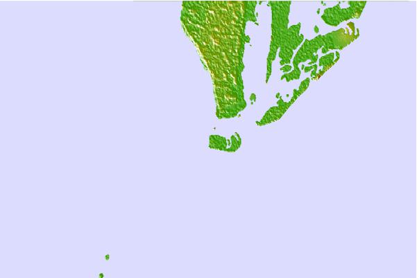 Tide stations located close to Fishermans Island, Chesapeake Bay, Virginia