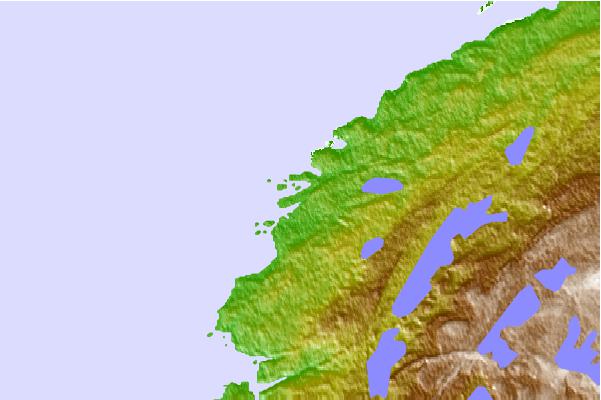 Tide stations located close to Flowers Cove, Newfoundland