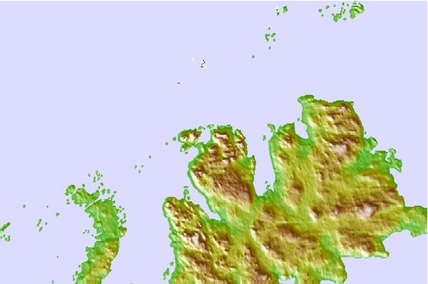 Tide stations located close to Fogo Harbour, Newfoundland