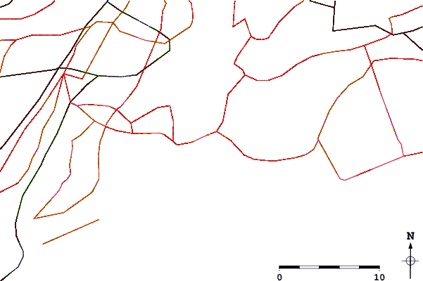 Roads and rivers around Fort Hamilton, The Narrows, Brooklyn, New York