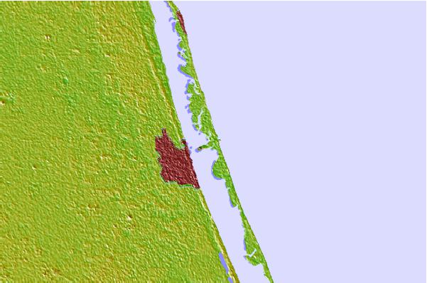 Tide stations located close to Fort Pierce Inlet, Florida