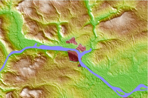 Tide stations located close to Fredericton, New Brunswick