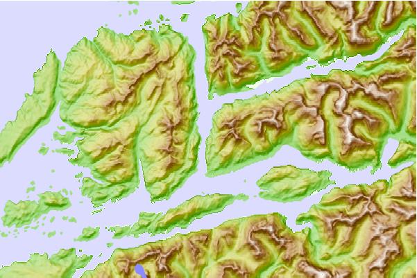 Tide stations located close to Front Island, New Zealand