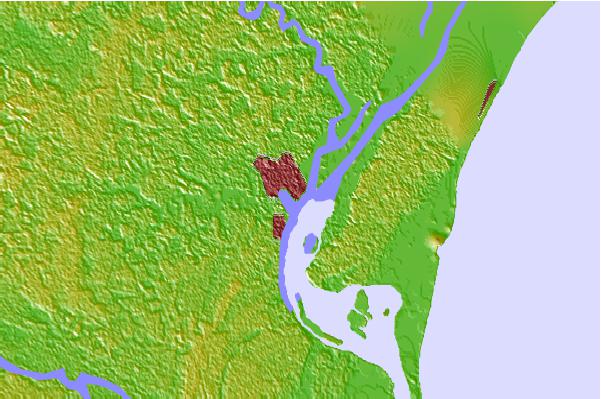 Tide stations located close to Georgetown, Sampit River, South Carolina