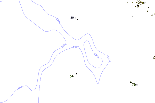 Shoreline around Goose Island, British Columbia