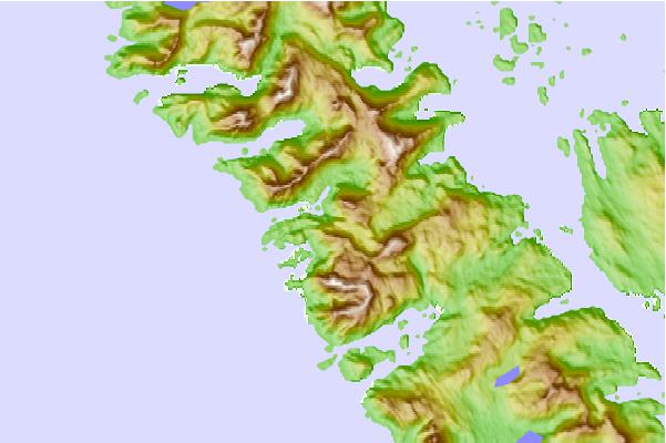 Tide stations located close to Gooseneck Harbor, Dall Island, Alaska