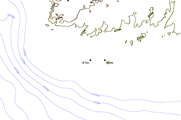 Shoreline around Grand Bay, Newfoundland