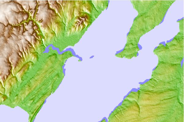 Tide stations located close to Grindstone Island, New Brunswick