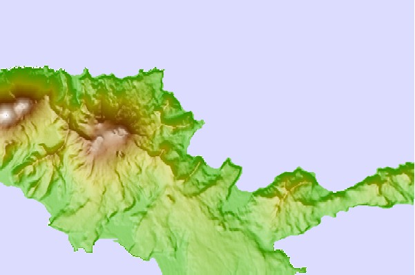 Tide stations located close to Gusty Bay, Tanaga Island, Alaska