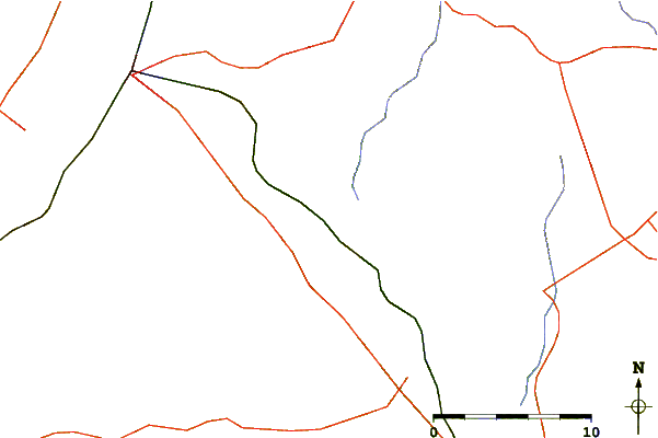 Roads and rivers around Haddam, Connecticut