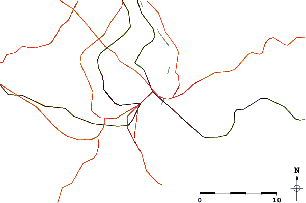 Roads and rivers around Halifax, Nova Scotia