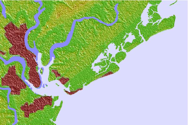 Tide stations located close to Hamlin Sound, South Carolina