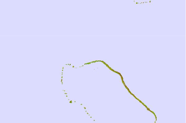 Tide stations located close to Hao (Bow or La Harpe) Island