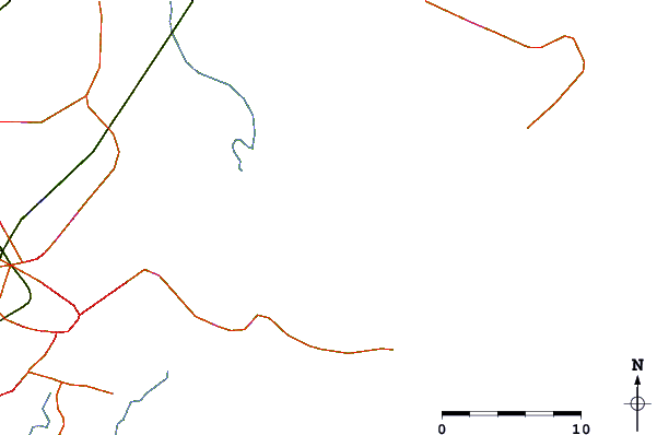 Roads and rivers around Hargray Pier, Daufuskie Island, New River, South Carolina