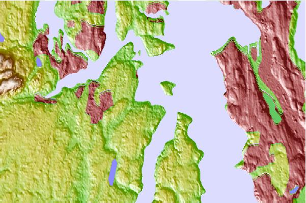 Tide stations located close to Harper, Yukon Harbor, Washington