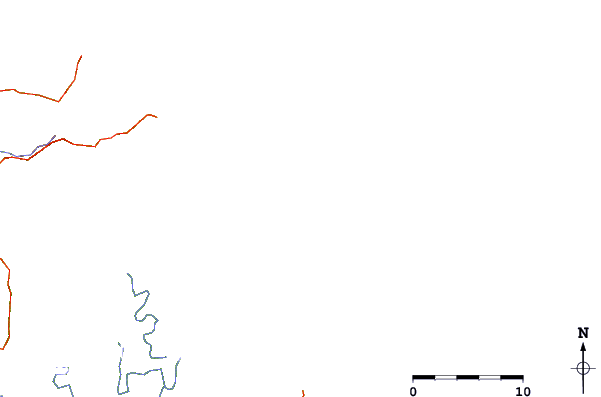 Roads and rivers around Harrington Reef, Endeavour Strait