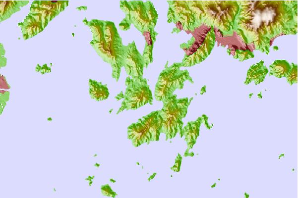 Tide stations located close to Hayase Seto, Hirosima, Japan