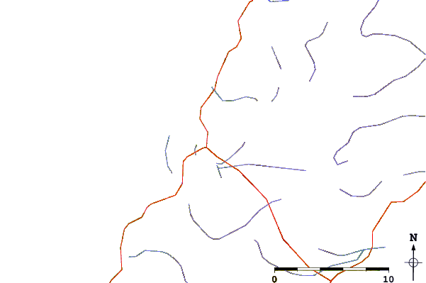 Roads and rivers around Heart's Content, Newfoundland