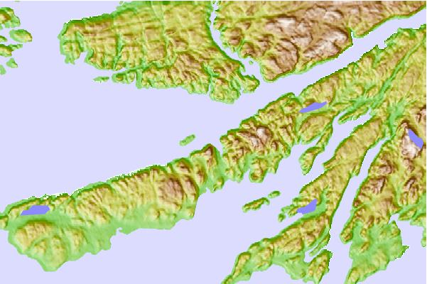 Tide stations located close to Hermitage, Newfoundland
