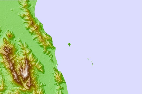 Tide stations located close to High Island, Australia