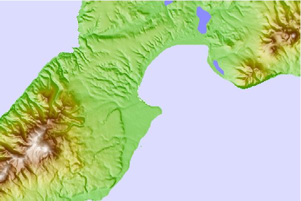 Tide stations located close to Hitokappu Wan, Hokkaido, Japan