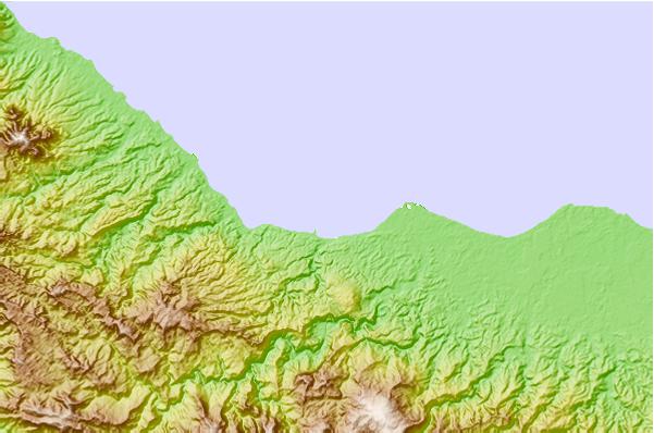 Tide stations located close to Honiara, Solomon Islands