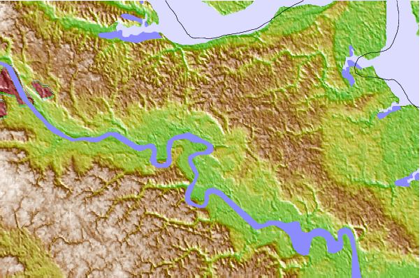 Tide stations located close to Hopyard Landing, Rappahannock River, Virginia