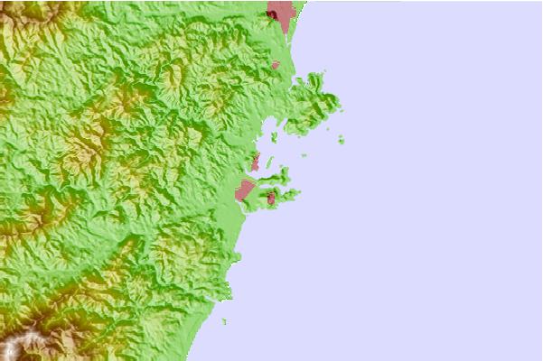 Tide stations located close to Hososima, Miyazaki, Japan