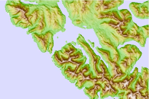 Tide stations located close to Hunger Harbour, British Columbia