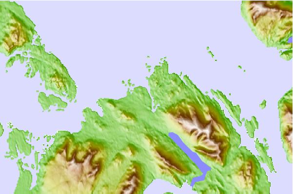 Tide stations located close to Hunt Inlet, British Columbia