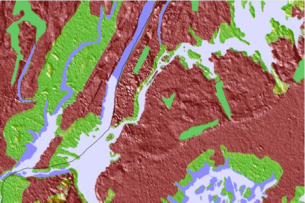 Tide stations located close to Hunters Point, Newtown Creek, East River, New York, New York