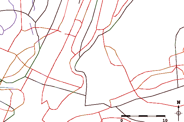 Roads and rivers around Hunts Point, East River, New York, New York