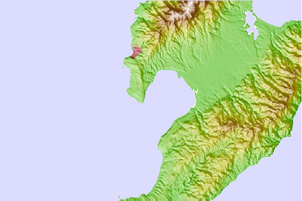 Tide stations located close to Hutami (Mano Wan), Niigata, Japan