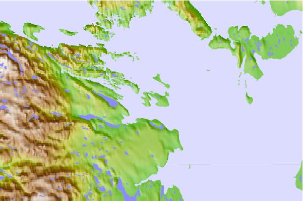 Tide stations located close to Igloolik, Nunavut