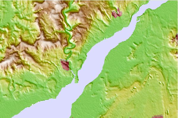 Tide stations located close to Inward Rocks, Severn River, England