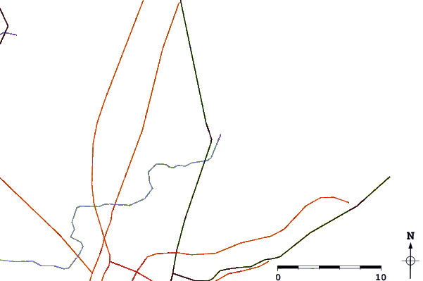 Roads and rivers around Ipswich