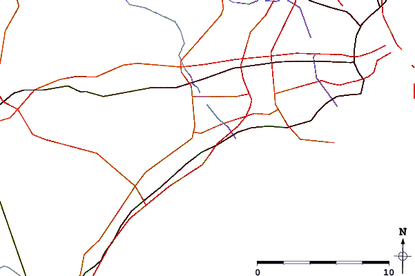 Roads and rivers around Ishoj